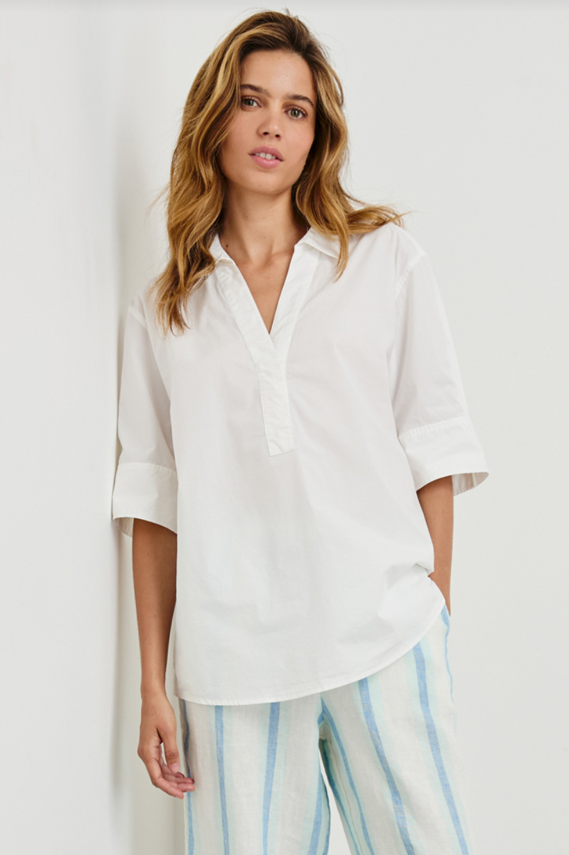 Juda Shirt in White