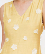 Load image into Gallery viewer, 70's Maxi Dress in Light Yellow
