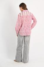 Load image into Gallery viewer, Lily Shirt in Indigo Island
