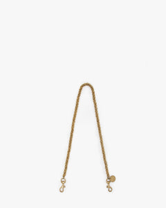 Shoulder Circle Chain Strap in Italian Brass