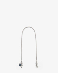 Snake Chain Shoulder Bag Strap in Silver