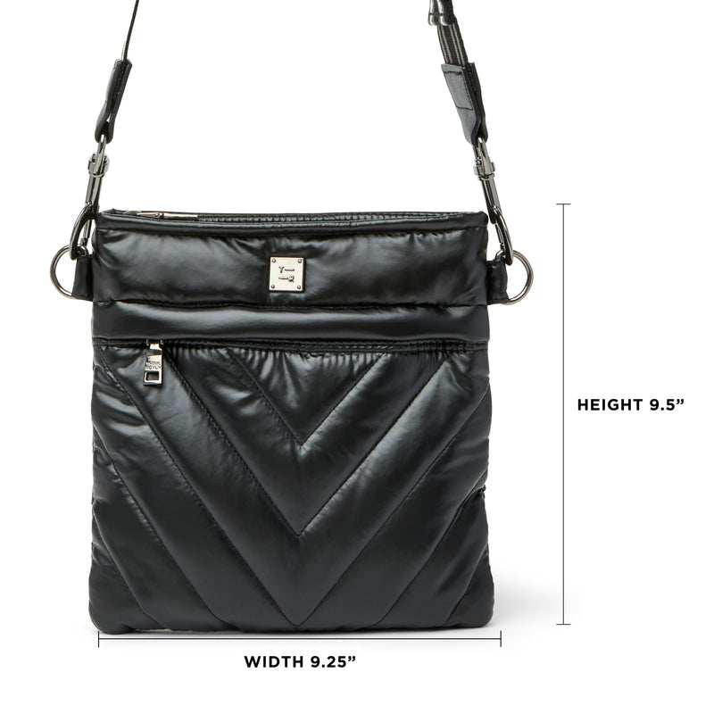 Sidewalk Crossbody Bag in Pearl Black