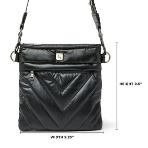 Sidewalk Crossbody Bag in Pearl Black