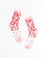 Load image into Gallery viewer, Cherry Blossom Sheer Crew Sock
