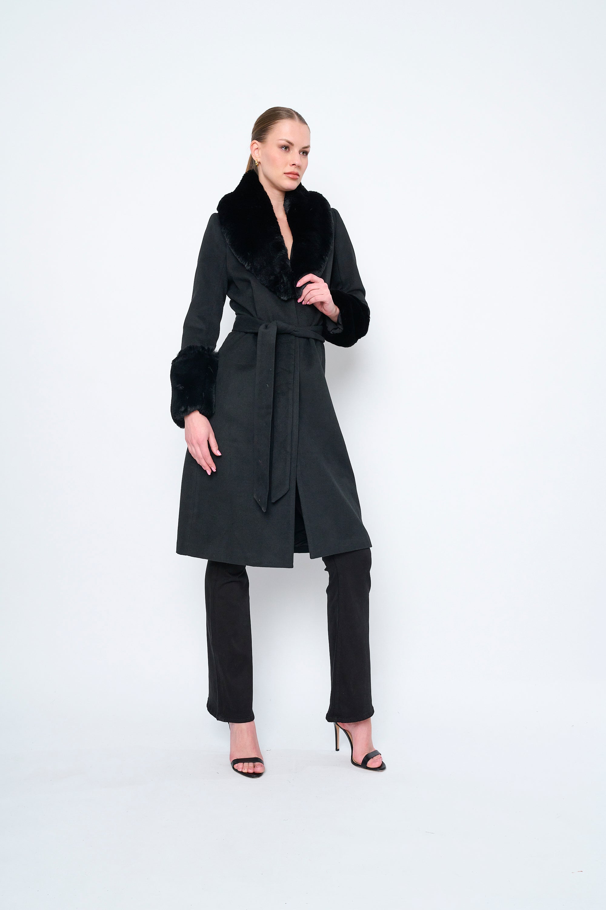 Karmi Coat in Black