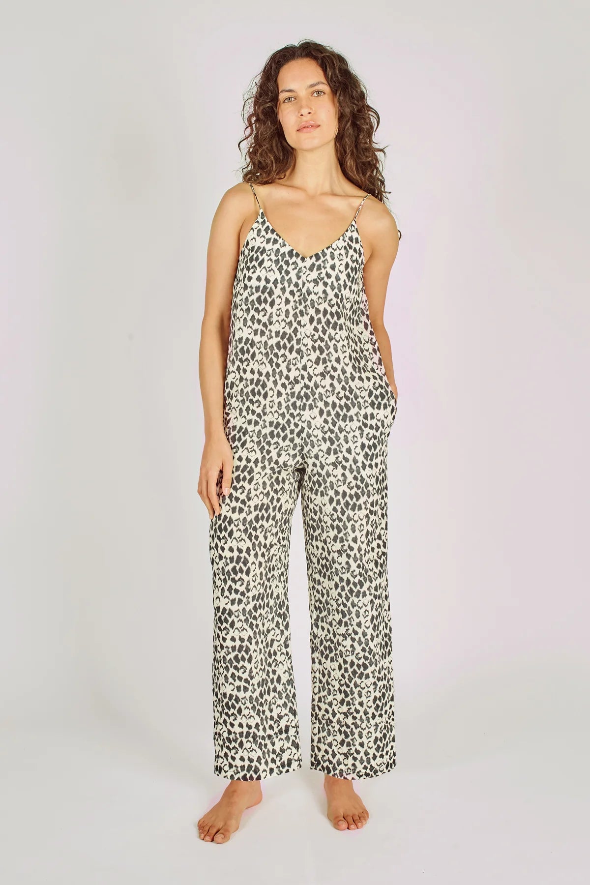 Jumpsuit in Black Tropical Malady