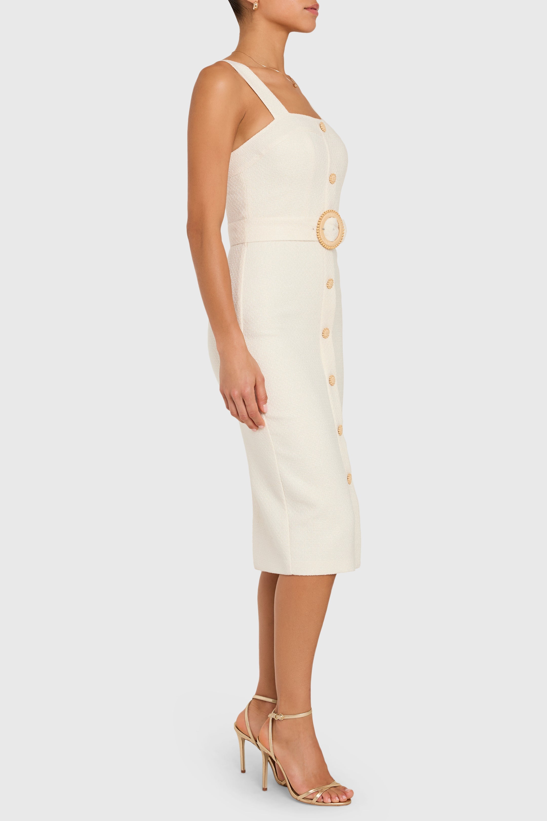 Uptown Dress in Ecru
