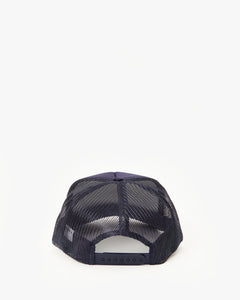 Trucker Hat in Navy w/ Cream & Citron Californie