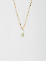 Load image into Gallery viewer, Green Zebra Necklace
