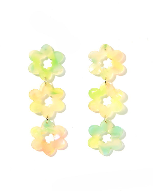 Zoey Earrings in Neon Punch