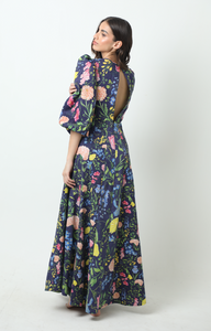 Vera Maxi Dress in Multi-Garden