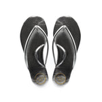 Load image into Gallery viewer, Vivie Slide Sandal in Metallic Silver
