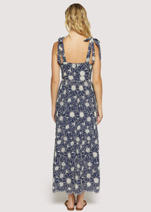 Zenith Bloom Maxi Dress in Blue Floral Multi