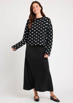 Load image into Gallery viewer, Lolly Hearts Sweater in Black
