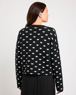 Load image into Gallery viewer, Lolly Hearts Sweater in Black
