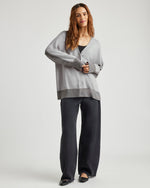 Load image into Gallery viewer, Kristen Cardigan Sweater in Ice Heather
