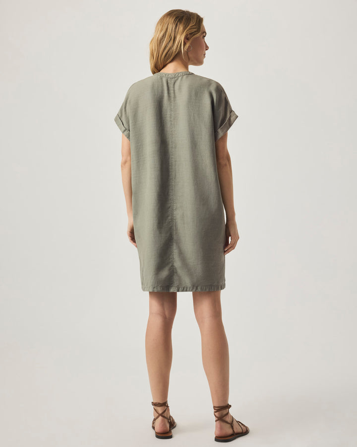 Lauren Dress in Soft Vintage Olive Branch