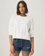 Load image into Gallery viewer, Hayden Pullover Sweatshirt in White
