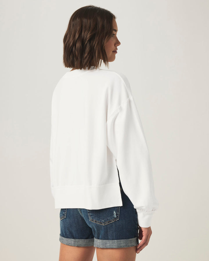 Hayden Pullover Sweatshirt in White