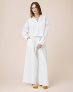 Load image into Gallery viewer, Mallory Poplin Button Down in White
