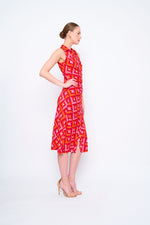 Load image into Gallery viewer, Adrianne Dress in Red Willow Way
