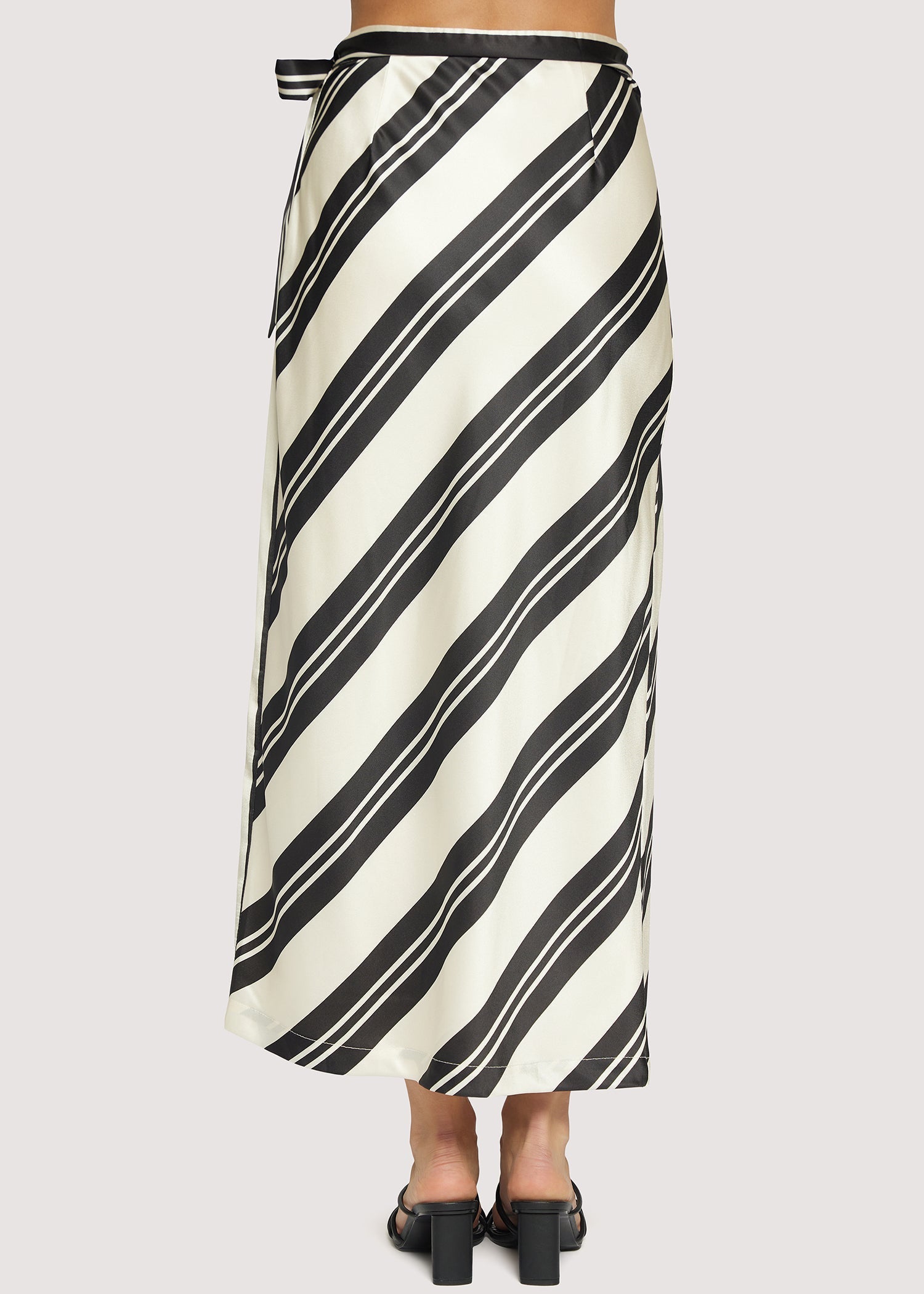 Palermo Maxi Skirt in Cream/Black