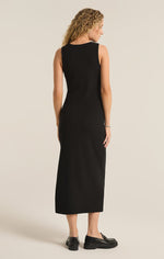 Load image into Gallery viewer, Raewyn Rib Dress in Black
