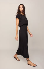 Load image into Gallery viewer, Anika Midi Dress in Black
