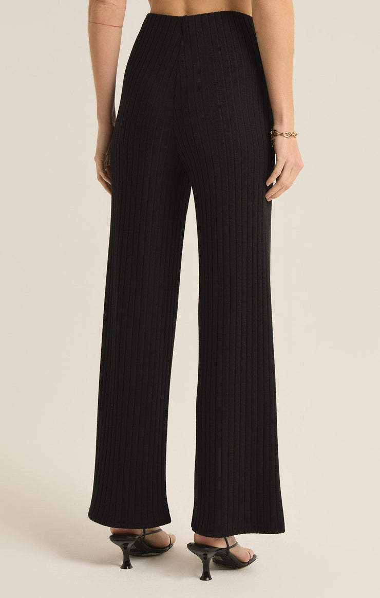 Monte Rib Pant in Black