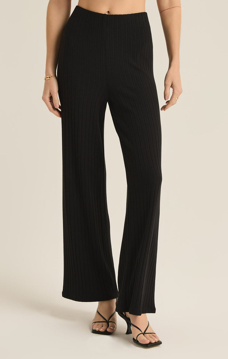 Monte Rib Pant in Black