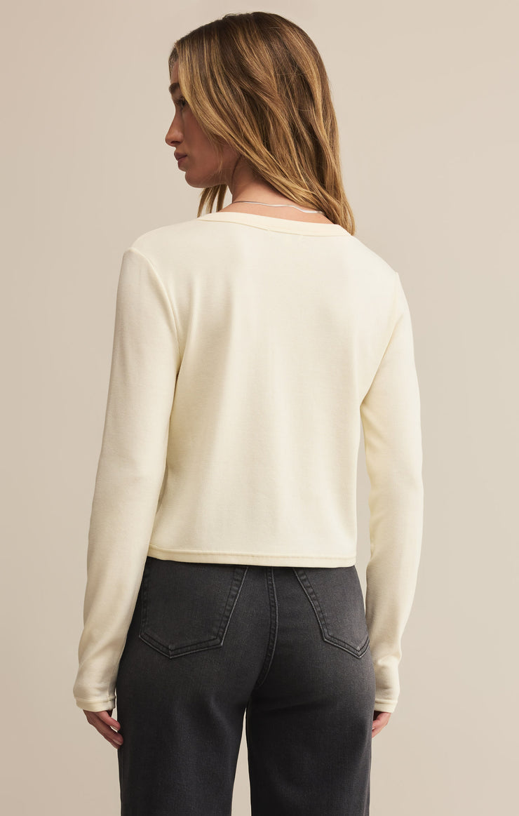 Ferris Henley Top in Crystal
