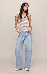 Load image into Gallery viewer, Rowe Striped Scoop Tank
