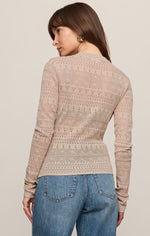 Load image into Gallery viewer, Avery Sweater Top in Soft Ecru
