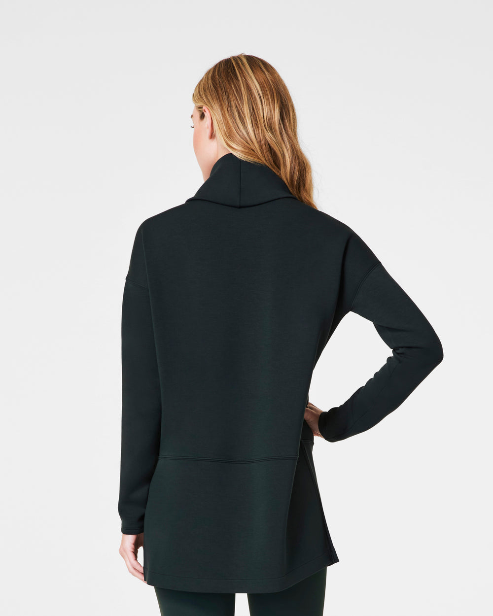 Air Essentials Turtleneck Tunic in Black