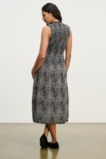 Load image into Gallery viewer, Katherine Smocked Dress in Black
