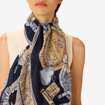 Load image into Gallery viewer, Octopus Scarf in Navy
