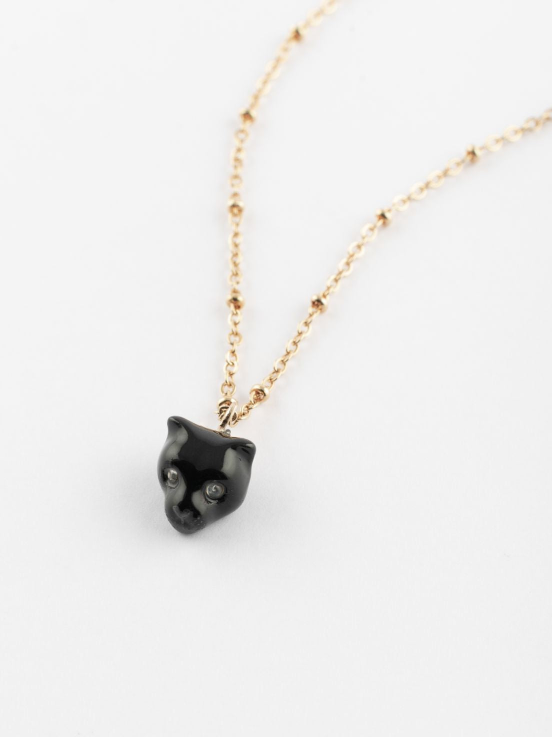 Black Panther Head Necklace