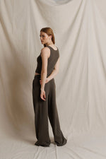 Load image into Gallery viewer, Blondie Rib Tank in Dark Olive
