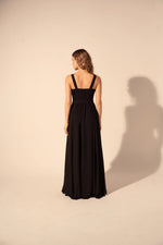 Load image into Gallery viewer, Claudette Maxi Gown in Black
