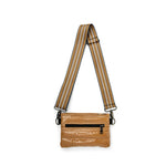 Load image into Gallery viewer, Bum Bag Crossbody in Camel Patent
