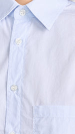 Load image into Gallery viewer, Nia Puff Sleeve Crop Shirt in Marsden Stripe
