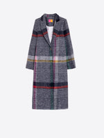 Load image into Gallery viewer, Katherine Checked Long Coat in Multicolor
