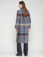 Load image into Gallery viewer, Katherine Checked Long Coat in Multicolor
