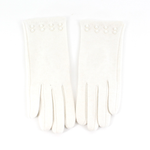 Load image into Gallery viewer, Pearl Embellished Gloves in Ivory
