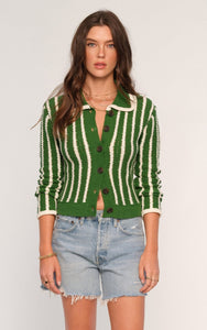 Corrie Cardigan in Grass