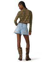 Load image into Gallery viewer, Linden Top in Mountain Green
