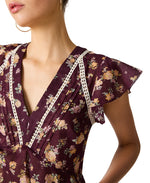 Load image into Gallery viewer, Leyla Top in Port Print
