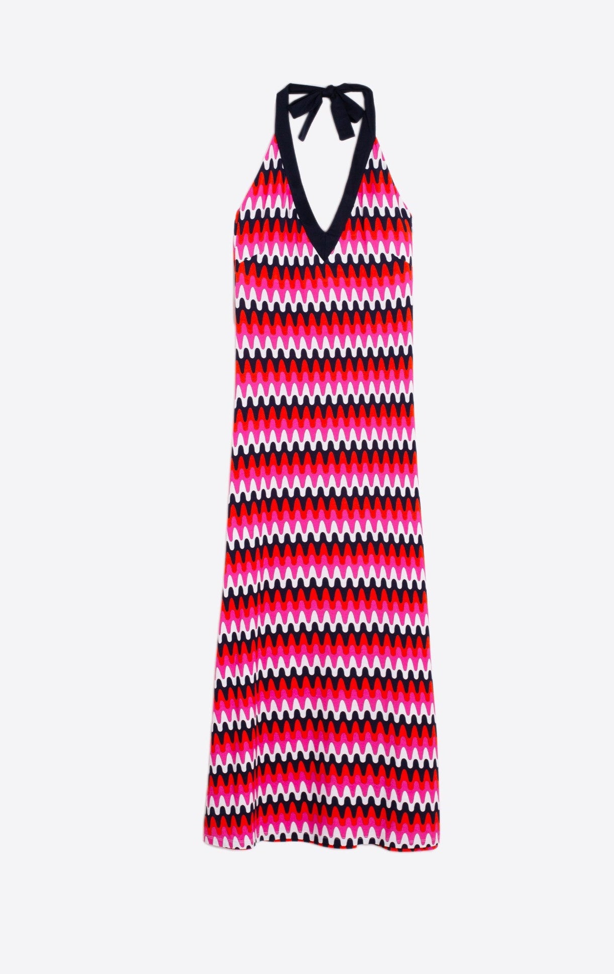 Daniela Dress in Ondas Punto Print