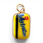 Load image into Gallery viewer, Metrocard Charm on Gold Paperclip Chain
