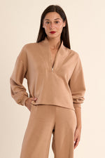 Load image into Gallery viewer, Edie Sweatshirt in Camel
